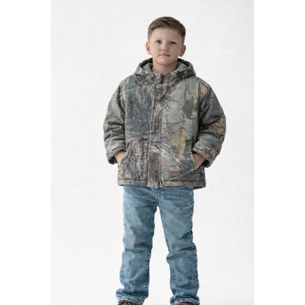 Schmidt Workwear Infant Camo Hooded Jacket Size 12M Baby Toddler Boy Girl